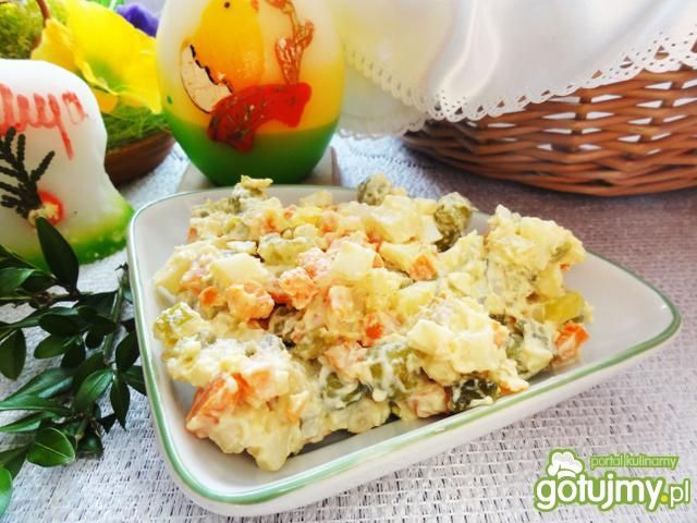 Sałatka jarzynowa z porem