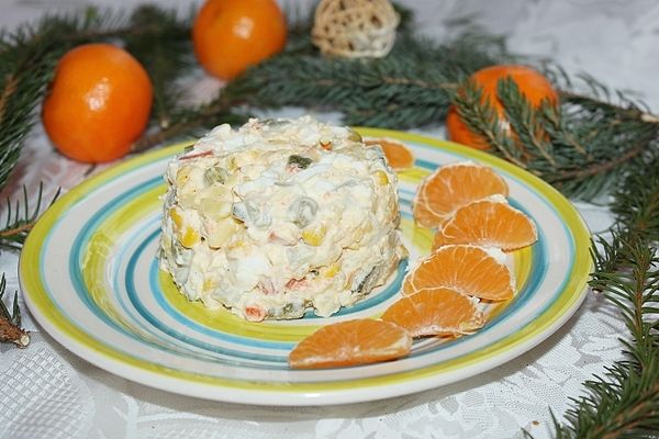 Sałatka jarzynowa z porem  Sałatka jarzynowa z porem