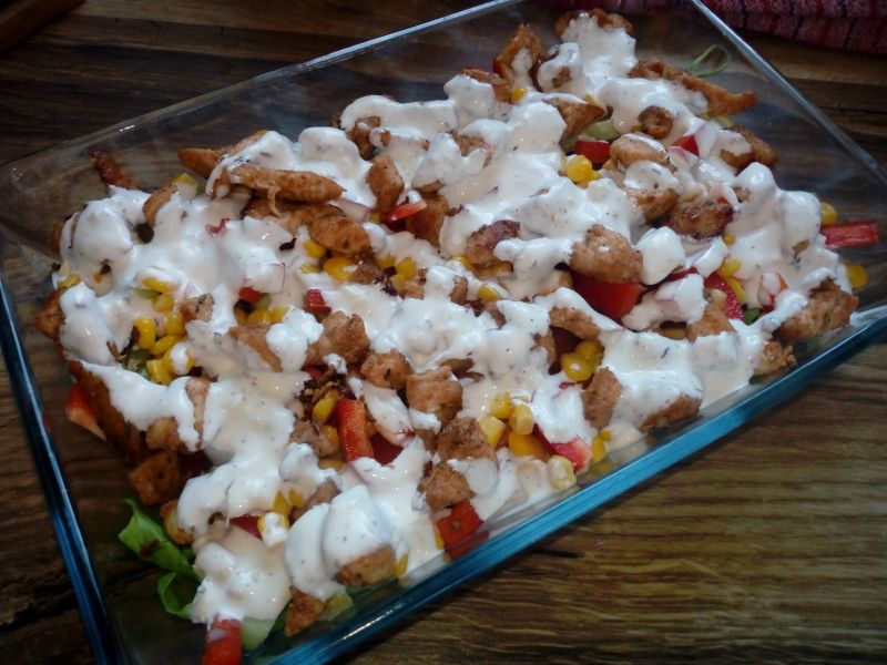 Sałatka kebab Sałatka kebab