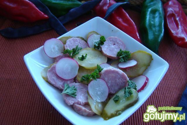 Sałatka kiełbasiana swojska Sałatka kiełbasiana swojska