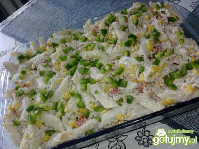 Sałatka kolorowa z tuńczykiem