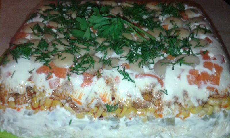 Sałatka leśny mech