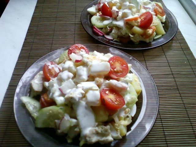 Sałatka light  -  na obiad  Sałatka light  -  na obiad