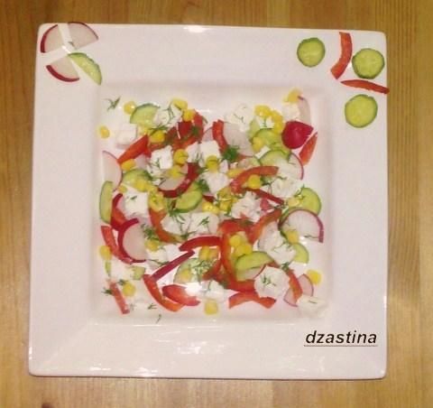 Sałatka misz - masz Dzastiny  Sałatka misz - masz Dzastiny