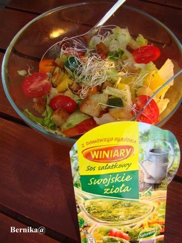 Sałatka na grilla - Swojskie zioła  Sałatka na grilla - Swojskie zioła