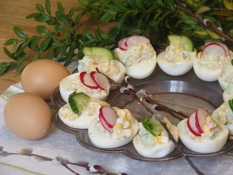 Sałatka na jajkach 