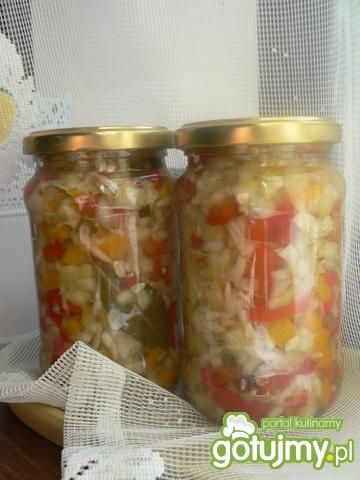 Sałatka na zime warzywna Sałatka na zime warzywna