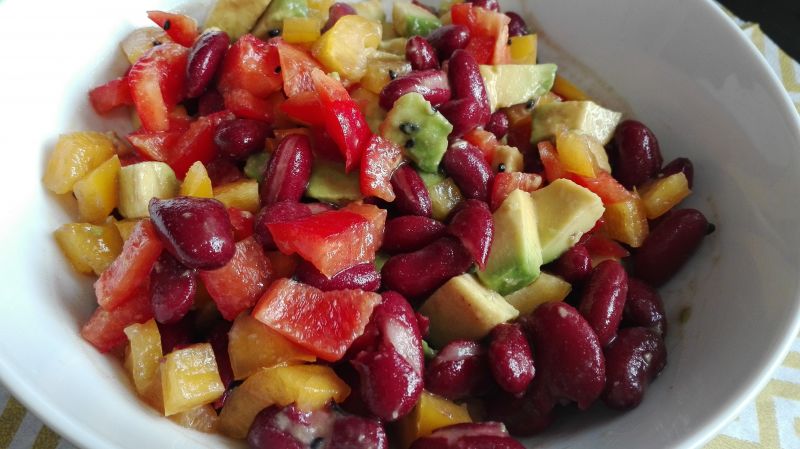 Sałatka nr.1- Meksykańska. Dieta 1200 kalorii Sałatka nr.1- Meksykańska. Dieta 1200 kalorii