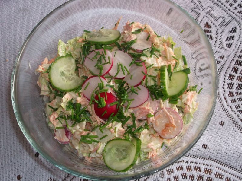 Sałatka obiadowa na szybko