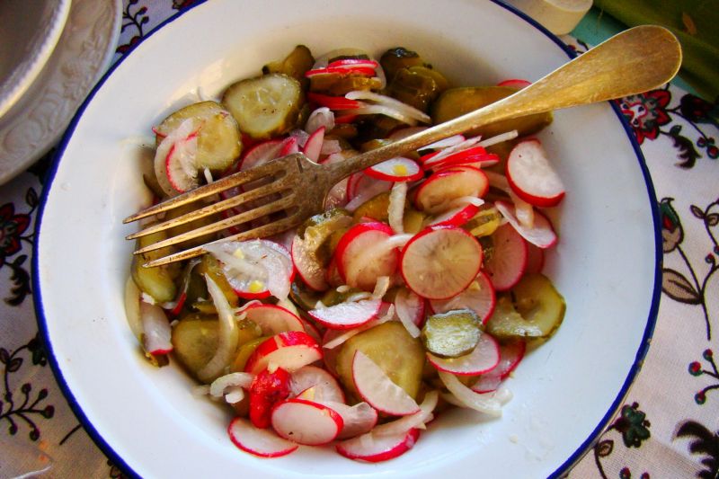 Sałatka obiadowa zimowa