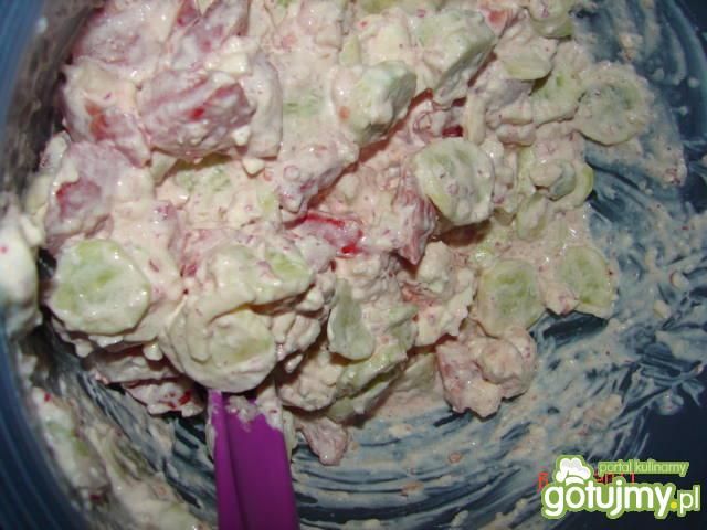 Sałatka ogórek&pomidor Sałatka ogórek&pomidor