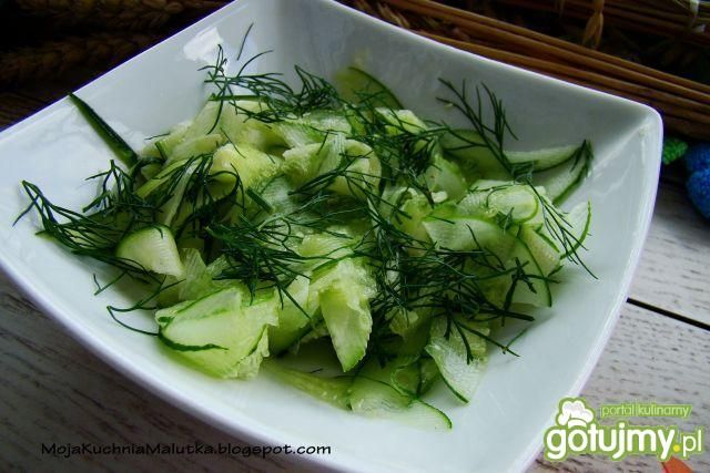 Sałatka ogórkowo-cukiniowa Sałatka ogórkowo-cukiniowa