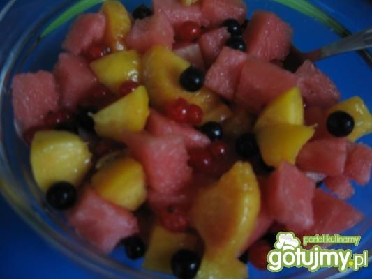 sałatka owocowa fantazja  sałatka owocowa fantazja