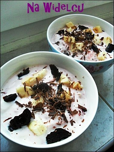 Sałatka owocowa grejpfrut z bananem 