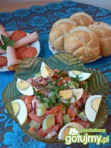 Sałatka pachnąca wiosną Sałatka pachnąca wiosną