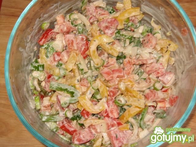 Sałatka paprykowo- pomidorowa