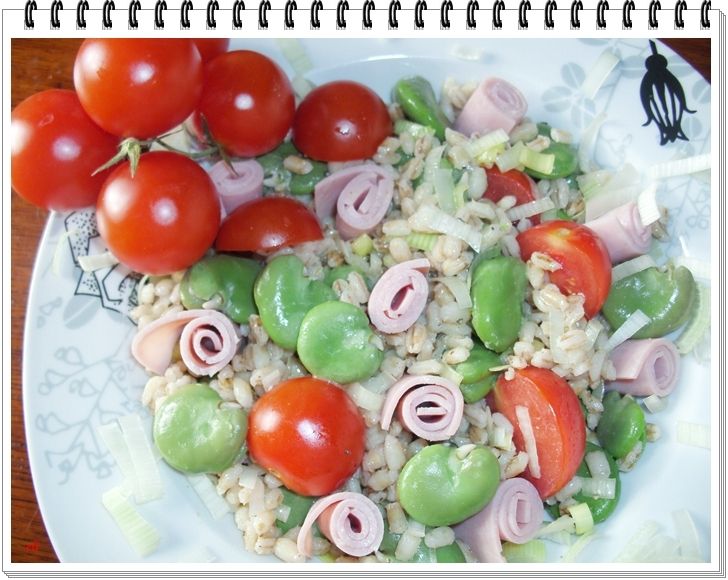 Sałatka pęczakowa Eli z bobem