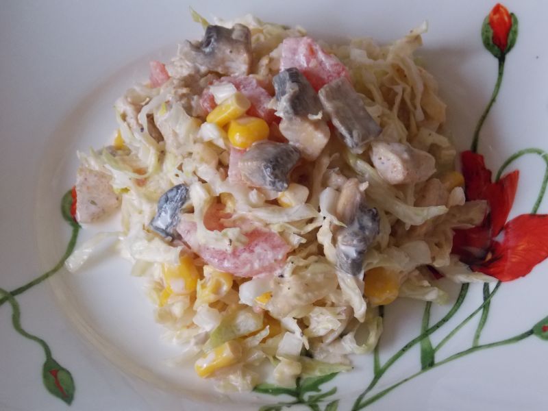 Sałatka pieczarkowy gyros Sałatka pieczarkowy gyros