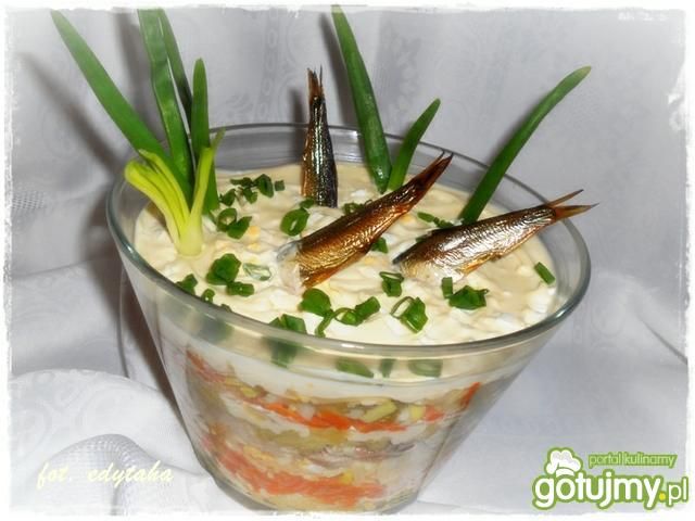 Sałatka ,,Pluskające rybki’’