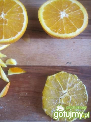 Sałatka - pomarańcze z bakaliami