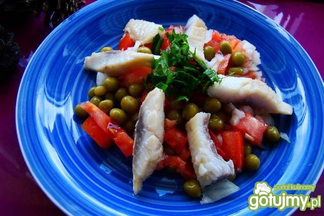 Sałatka pomidorowo-śledziowa