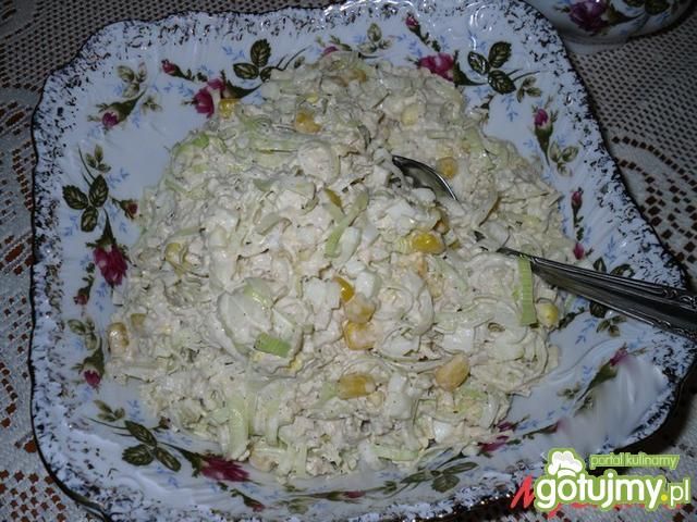 Sałatka porowo - kurczakowa Sałatka porowo - kurczakowa