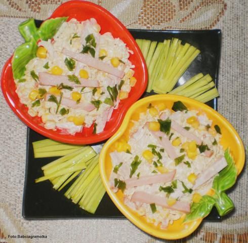 Sałatka ,, raz –dwa-trzy „ :