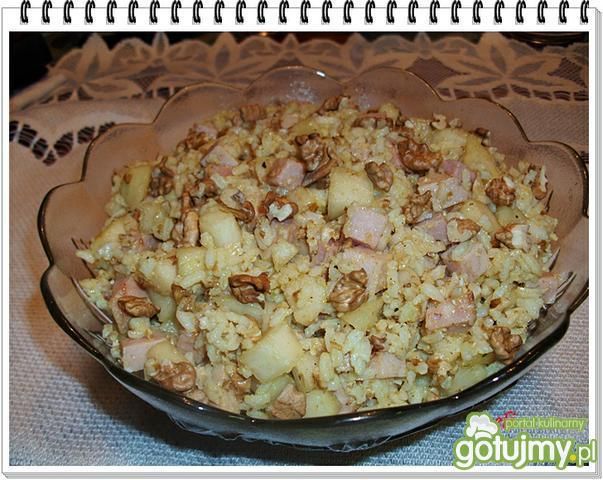 Sałatka ryżowa Eli z gruszką