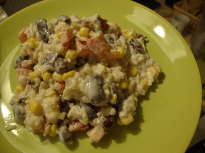 Sałatka ryżowa "kolorowa"