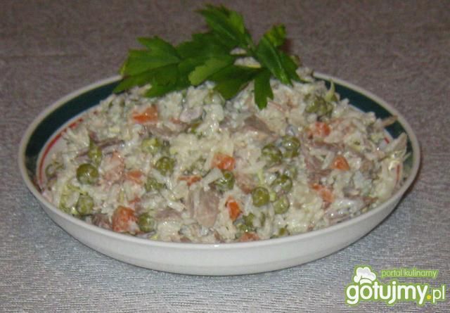 Sałatka ryżowa na kolację Sałatka ryżowa na kolację