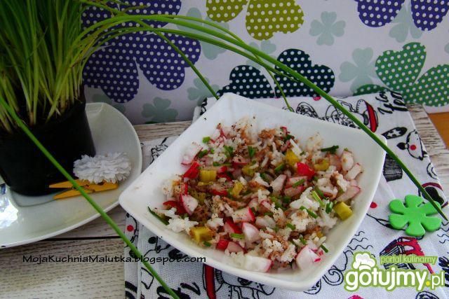 Sałatka ryżowa z nowalijkami Sałatka ryżowa z nowalijkami