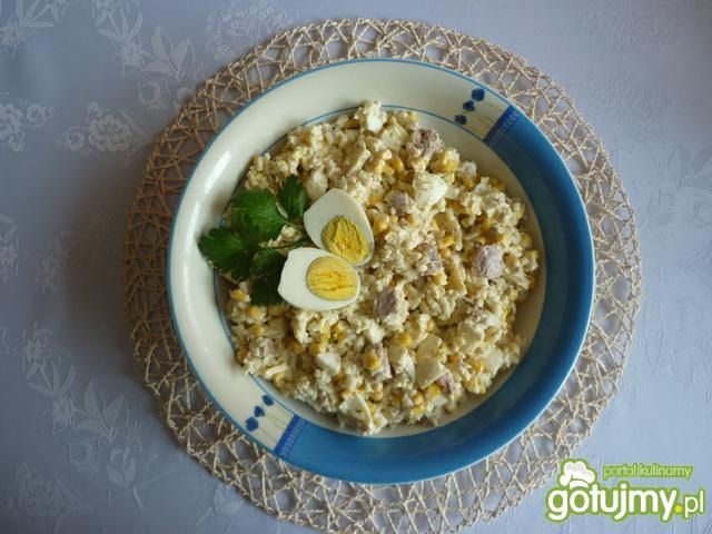 Sałatka ryżowa z tuńczykiem  4 Sałatka ryżowa z tuńczykiem  4