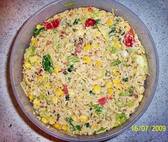 Sałatka ser w ziołach