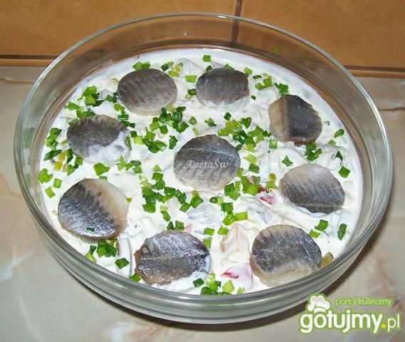 Sałatka śledziowa z papryką 2 Sałatka śledziowa z papryką 2