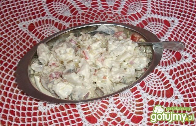 Sałatka sledziowa z papryką Sałatka sledziowa z papryką