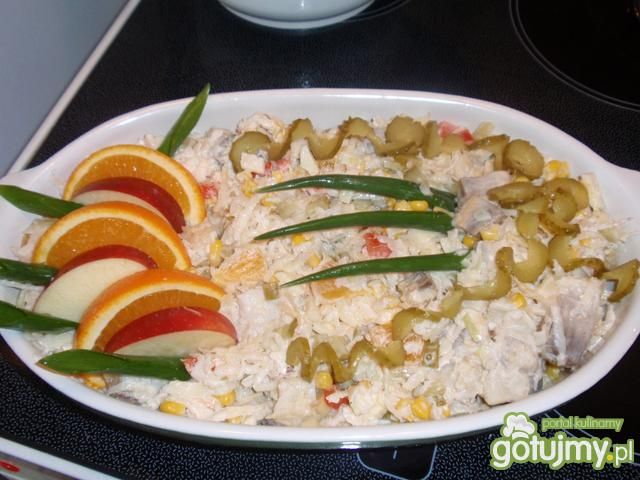 Sałatka sledziowa z pomaranczą Sałatka sledziowa z pomaranczą