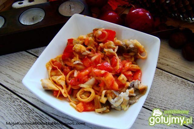 Sałatka śledziowa z porem 4