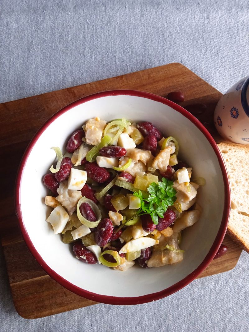 Sałatka śledziowa z porem