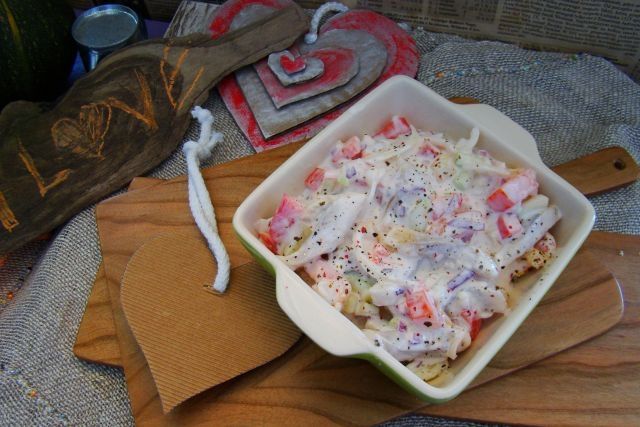 Sałatka śledziowa z warzywami  Sałatka śledziowa z warzywami