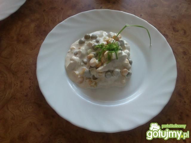  sałatka śledziowa ze śmietaną i majonez