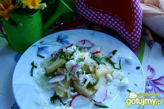 Sałatka śniadaniowa z ziemniaków  Sałatka śniadaniowa z ziemniaków