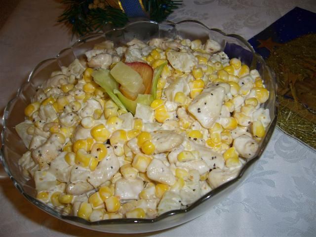 Sałatka sylwestrowa tropikalna 