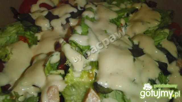 Sałatka Szefa na mieszance sałat Sałatka Szefa na mieszance sałat