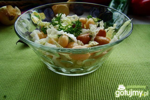 Sałatka szybka z fasoli białej  Sałatka szybka z fasoli białej