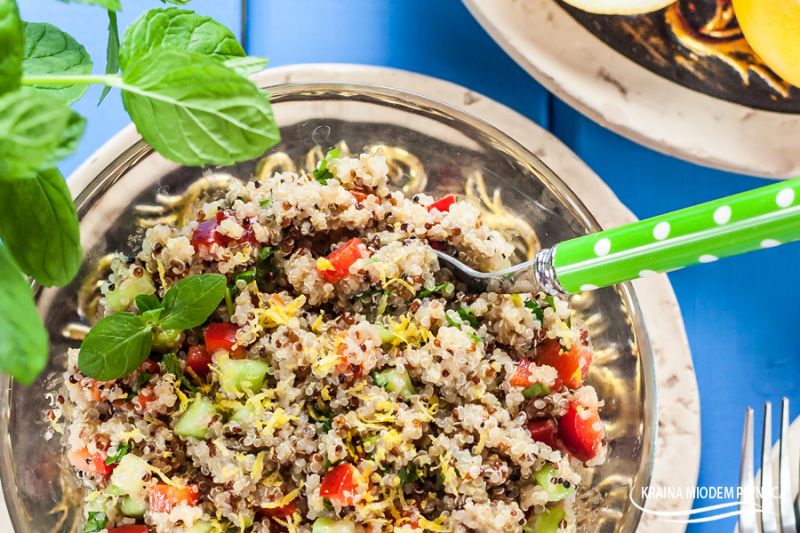 Sałatka tabbouleh z komosą ryżową