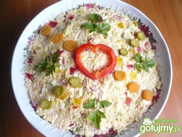 Sałatka Trzy kolory Sałatka Trzy kolory