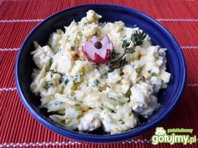 Sałatka twarogowa z cebulą Sałatka twarogowa z cebulą