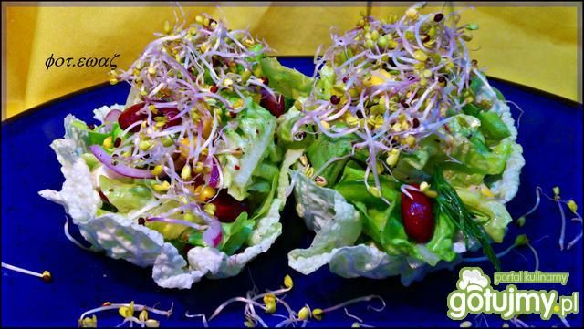Sałatka w gniazdku