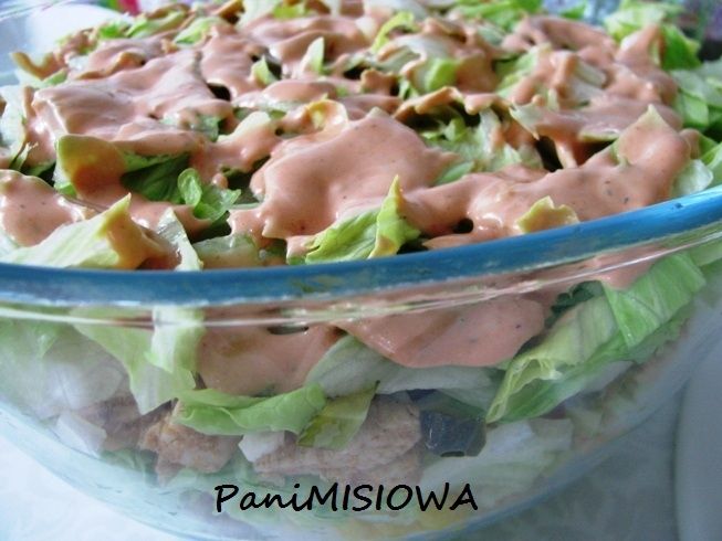 Sałatka warstwowa Gyros Sałatka warstwowa Gyros