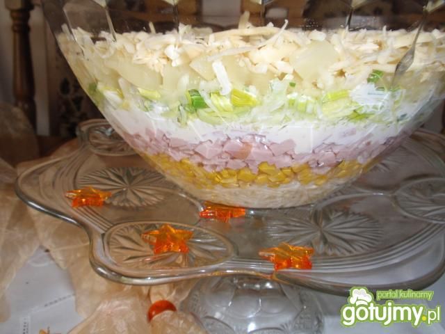 Sałatka warstwowa wg gosia56